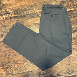 Dockers Men's Gray Flex Comfort Straight Fit Pants, Size 36x34